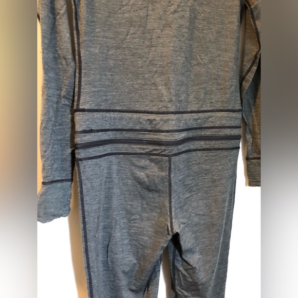Small grey air blaster merino wool tencel onesie - Picture 5 of 8